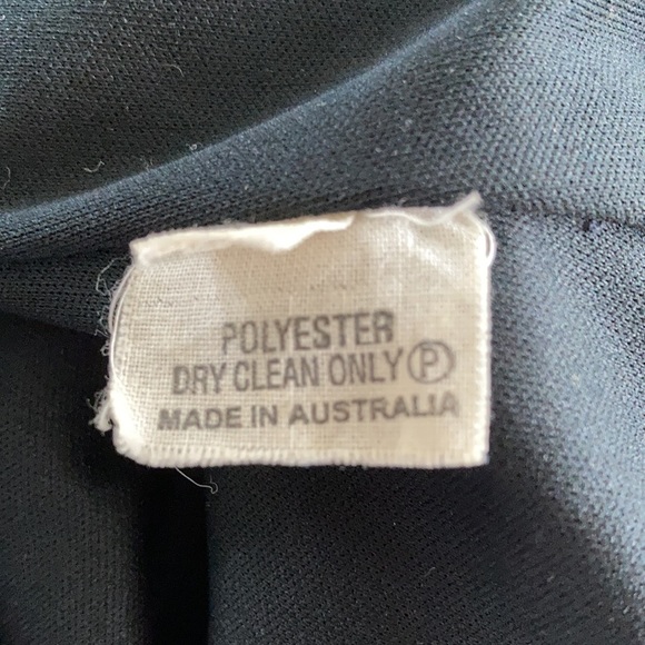 Vintage 90’s stretch burgundy Gown with metallic sheen Size 10 - Picture 12 of 13